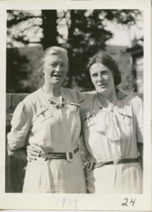 Image: Katie Hettasch (on right) and Frieda Glaser (Teachers at MacMillan's School)